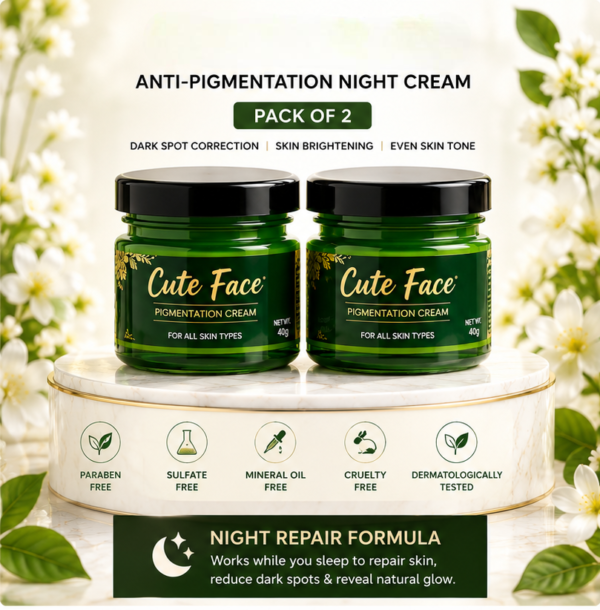 cute face pigmentation cream duo (pack of 2)