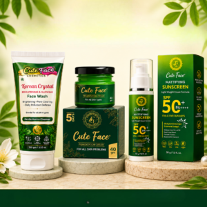 cute face 3 in 1 skincare kit: complete glow