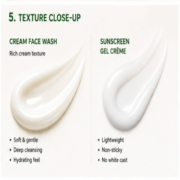 cute face korian crystal face wash with spf 50 mattifying sunscreen