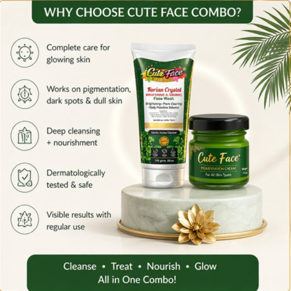Pigmentation Cream Face Wash Combo